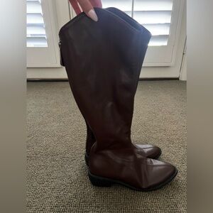 Brown boots size 7.5-8